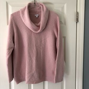 J Jill Boucle Cowl Neck Top.